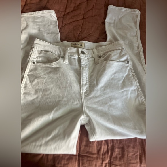 Madewell stovepipe white jeans - Picture 3 of 16